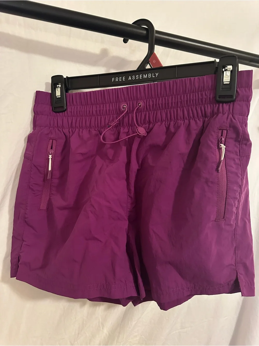Eddie Bauer Magenta Drawstring Active Shorts
